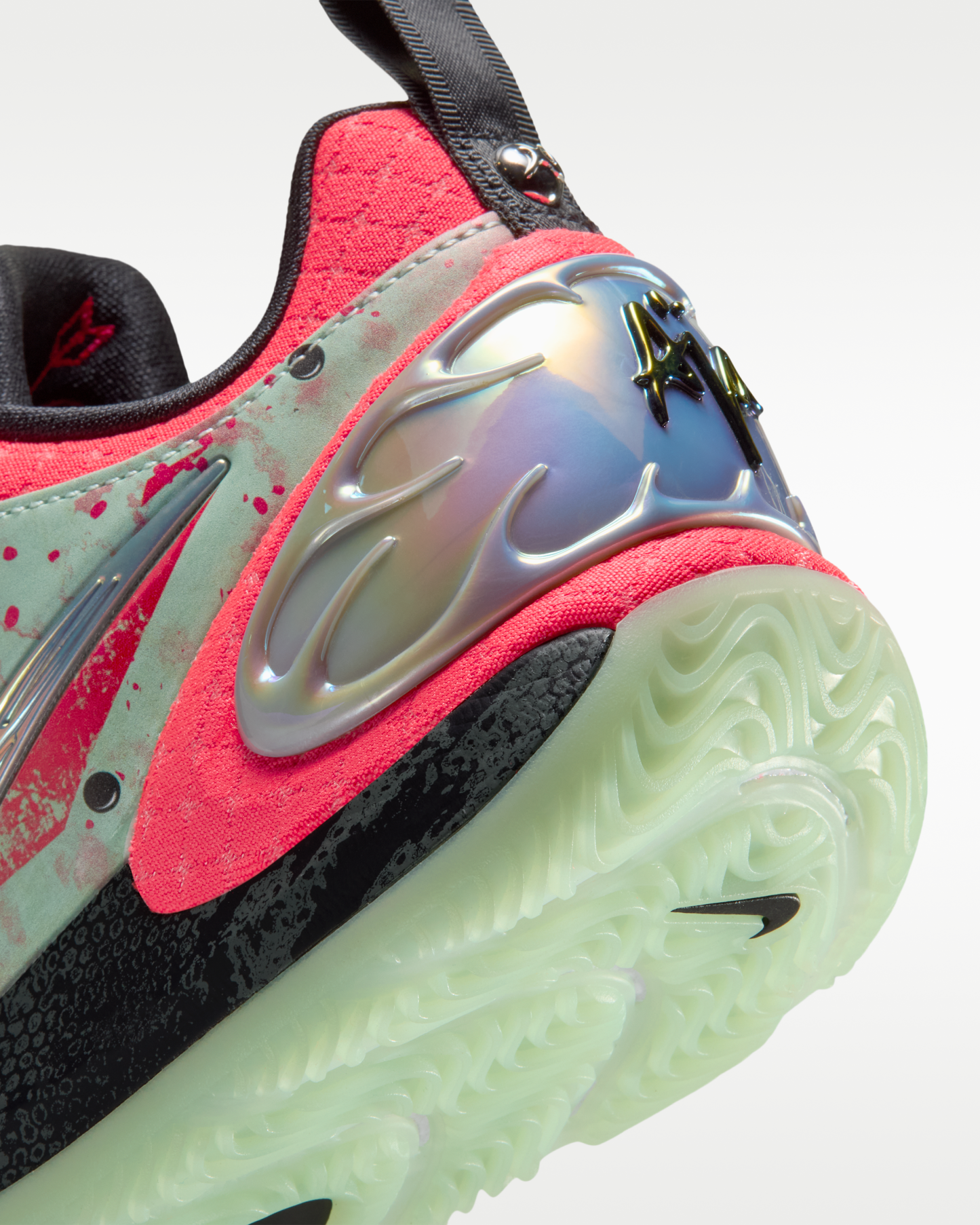 A'Two 'Potion No. 22' A'ja Wilson Basketball Shoes - Light Orewood Brown/Pine Green/Bright Crimson/Black - View 8