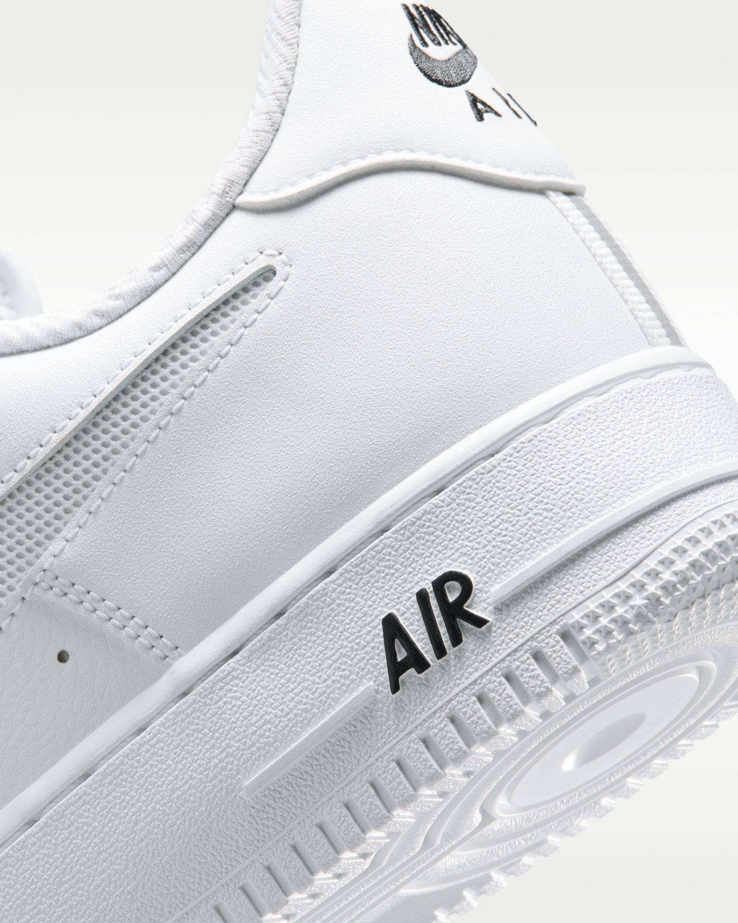 Nike Air Force 1 '07 LV8 Men's Shoes - White/Black/Reflect Silver - View 8