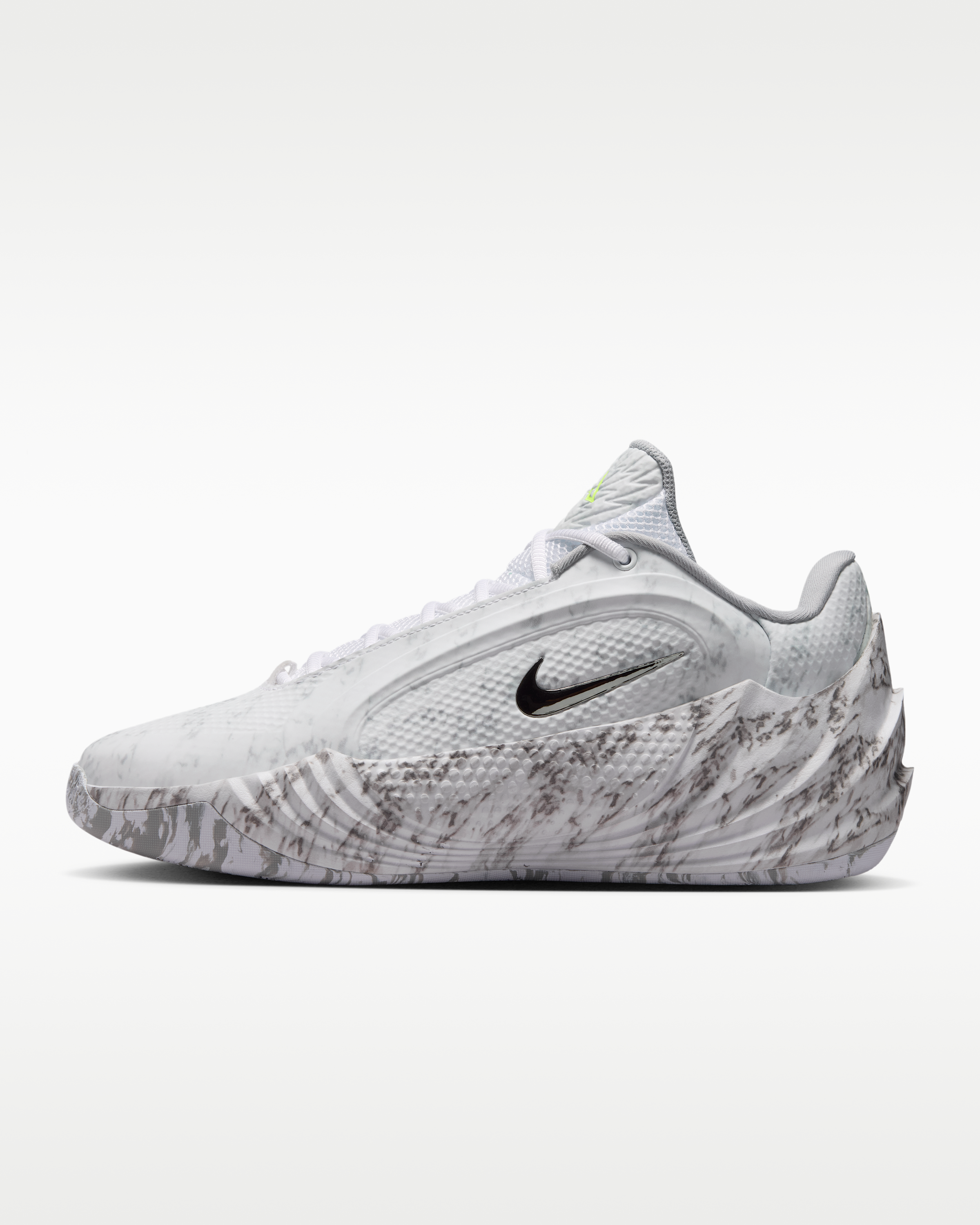 Giannis Freak 8 Basketball Shoes - White/Light Smoke Grey/Black/Metallic Silver - View 1