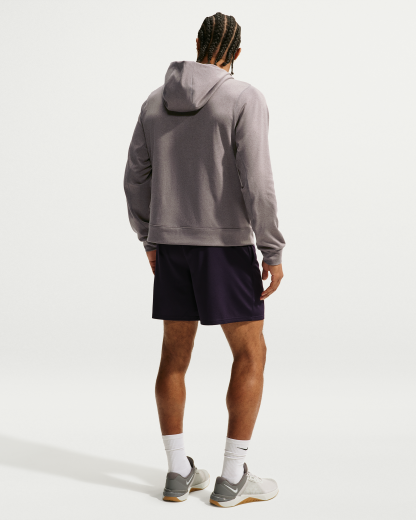 Nike Primary NanoKnit Men's Dri-FIT UV Protection Pullover Performance Hoodie - Cave Stone/Ironstone/Heather/Cave Stone - View 5