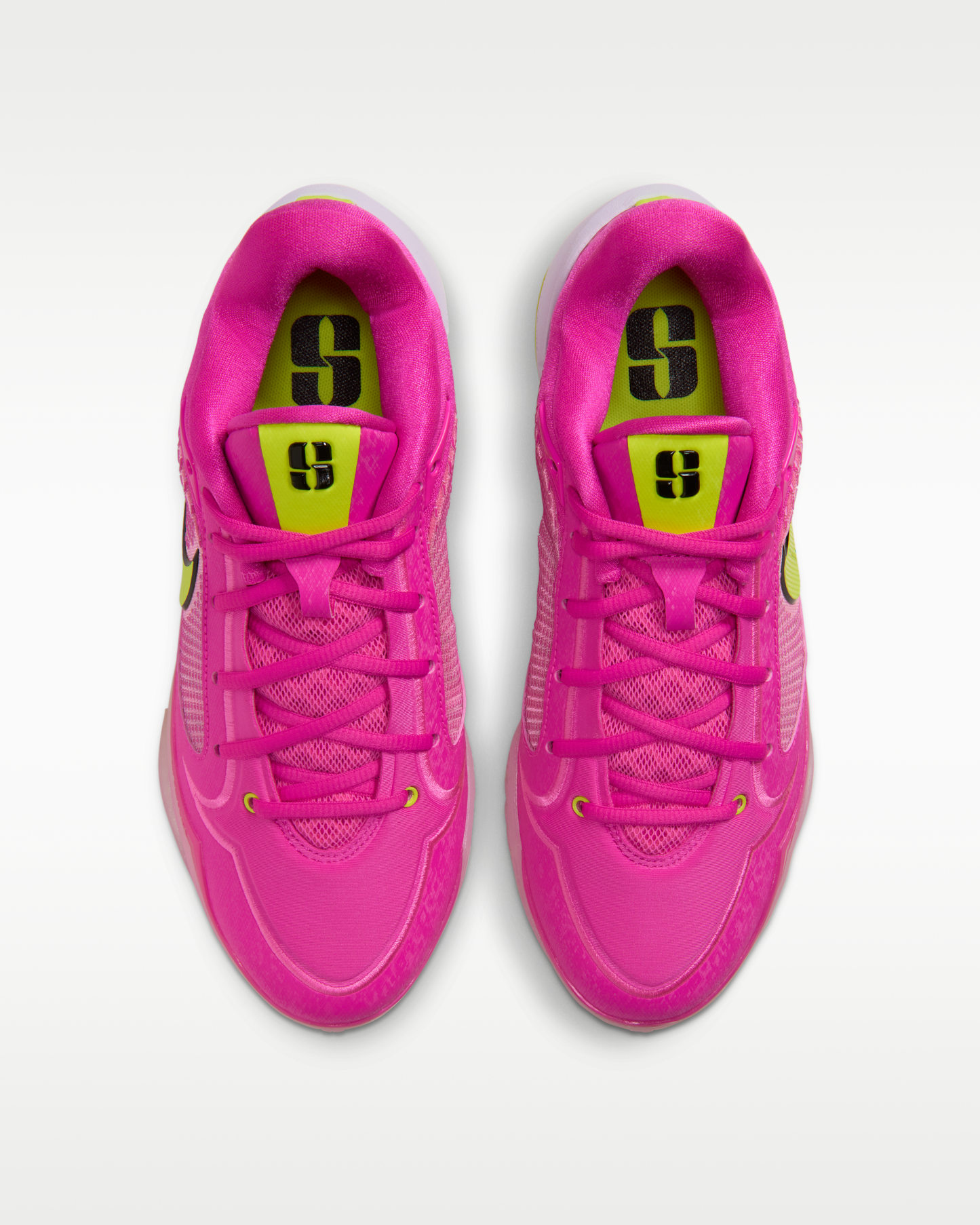 Sabrina 4 Basketball Shoes - Desert Pink/Pink Rise/Shadow Brown/Lemon Venom - View 4