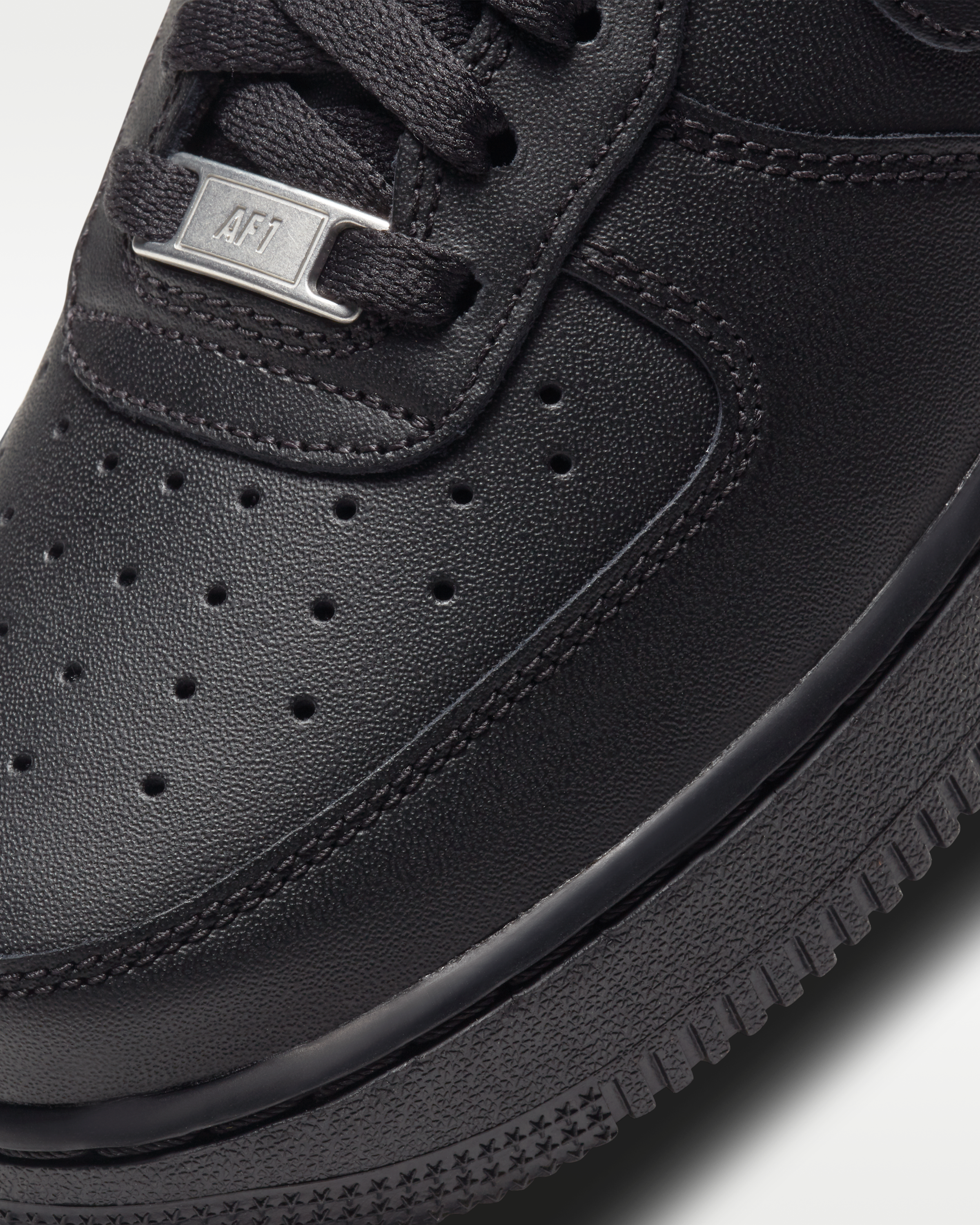 Nike Air Force 1 '07 Women's Shoes - Black/Black/Black/Black - View 7