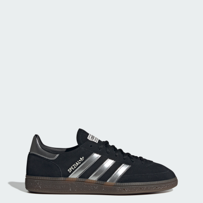 adidas Handball Spezial Shoes - Core Black / Silver Metallic / Gum - View 1