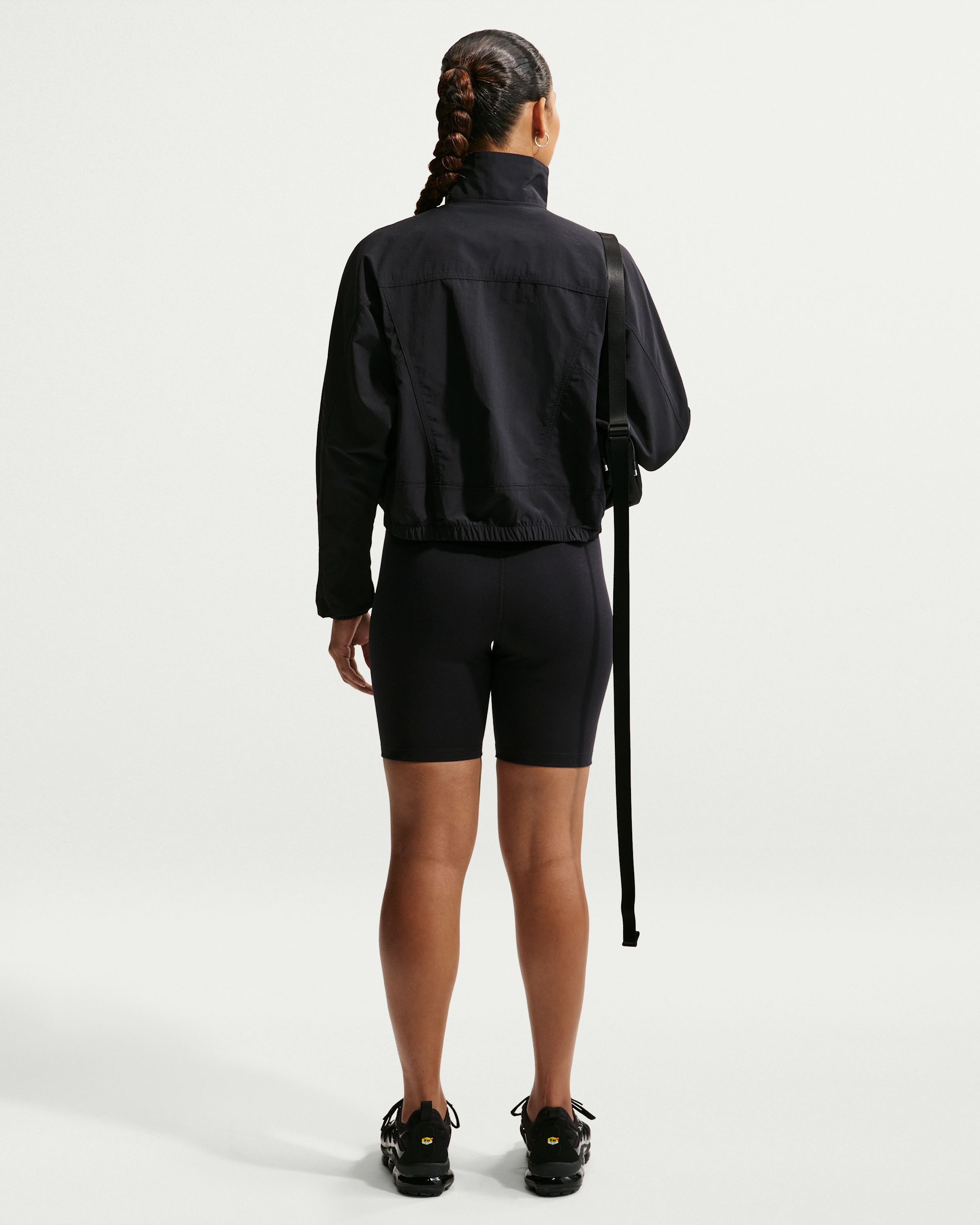 Nike Sportswear Classic Women's High-Waisted 20.5cm (approx.) Biker Shorts - Black/Sail - View 5