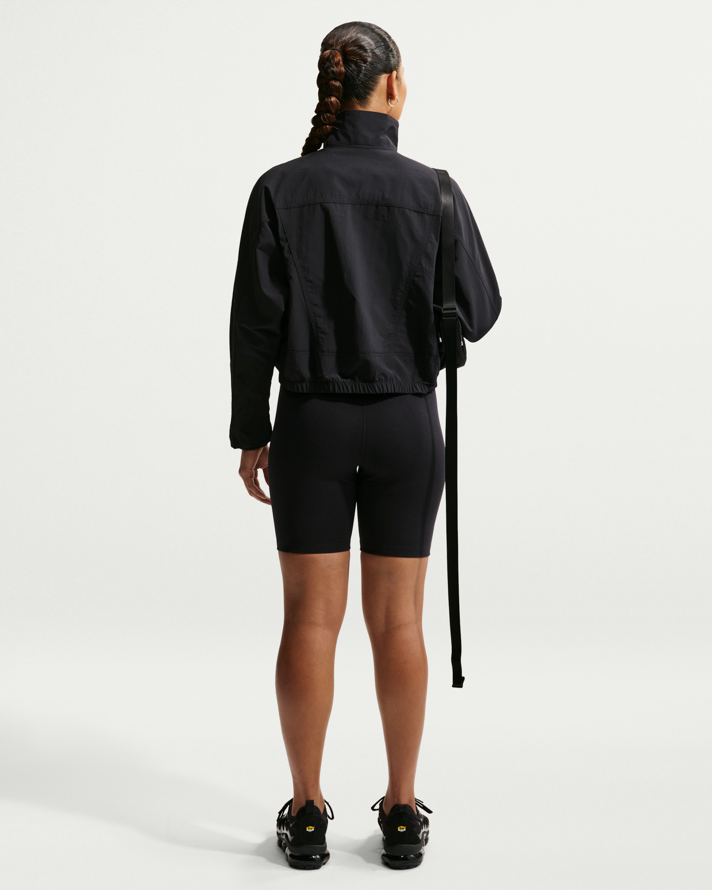 Nike Sportswear Classic Women's High-Waisted 20.5cm (approx.) Biker Shorts - Black/Sail - View 5