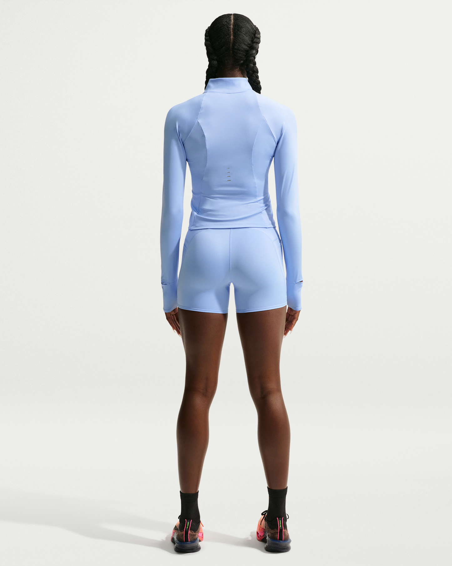 Nike Swift Women's High-Waisted 10cm (approx.) Tight Running Shorts with Pockets - Aluminium - View 5