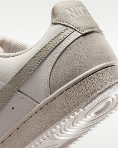 Nike Court Vision Low Suede Men's Shoes - Phantom/Cream II - View 8