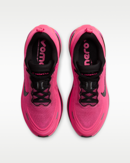 Nike Vomero Plus Women's Road Running Shoes - Black/Hyper Pink/Fuchsia Blast/Black - View 4