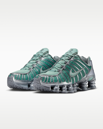 Nike Shox TL Women's Shoes - Cannon/Metallic Cool Grey/Cannon - View 5