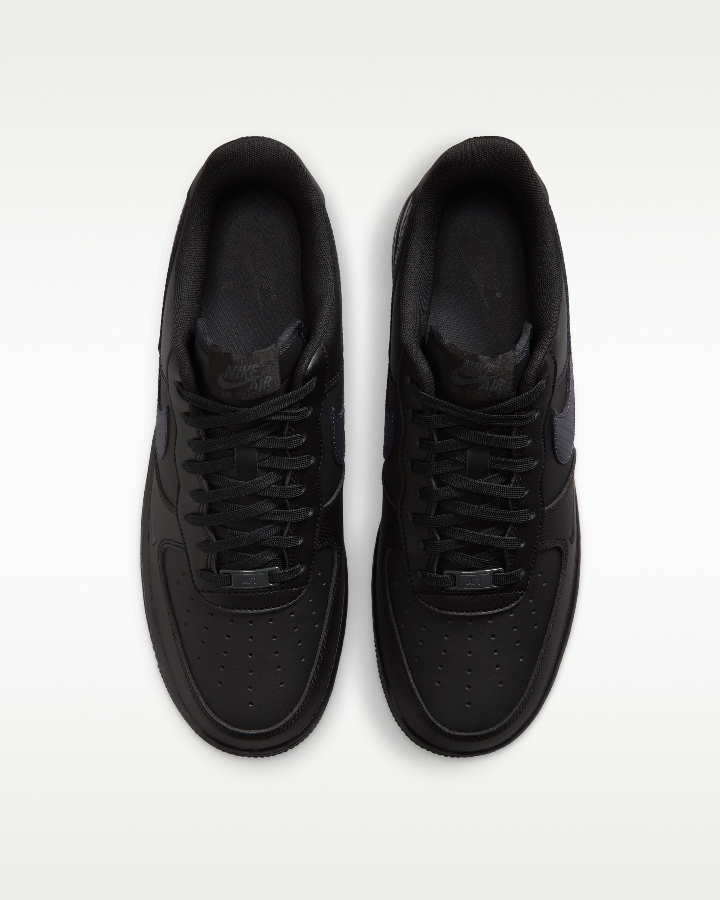 Nike Air Force 1 '07 Men's Shoes - Black/Anthracite - View 4
