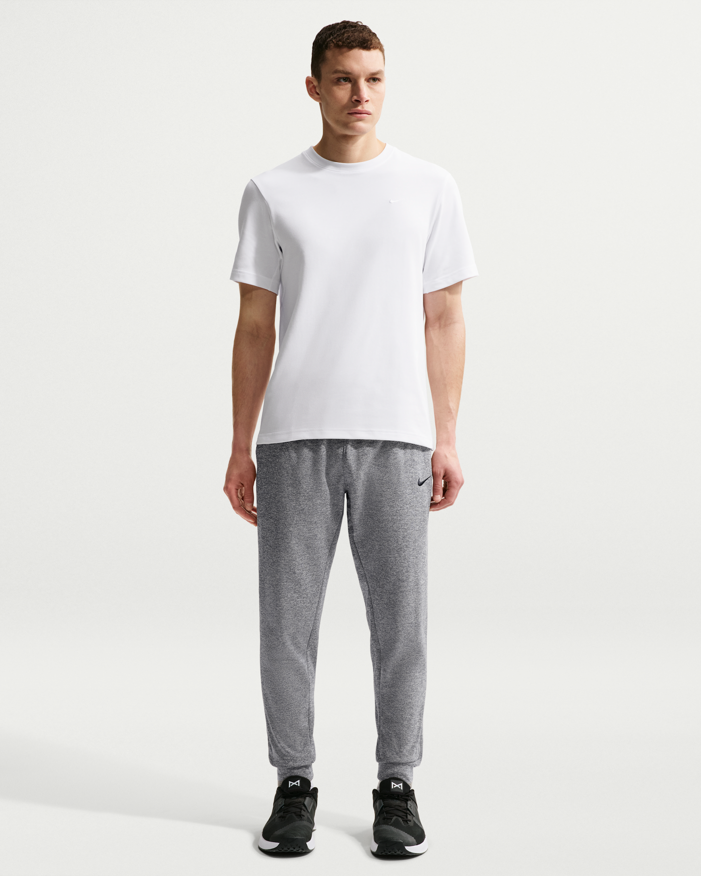 Nike Primary Men's Dri-FIT Short-sleeve Versatile Top - White/White - View 4