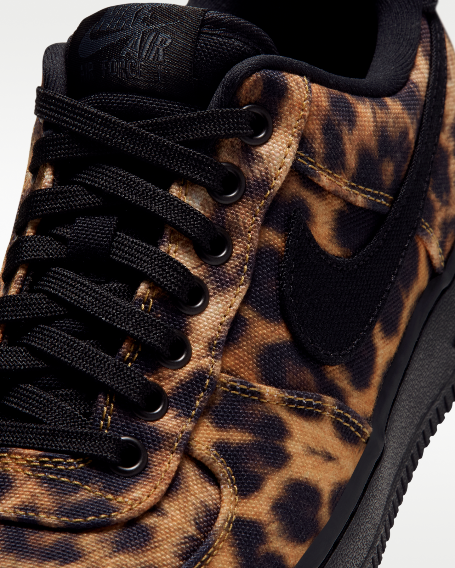 Nike Air Force 1 '07 SE Leopard Women's Shoes - Multi-Colour/Bucktan/Desert Ochre/Black - View 7