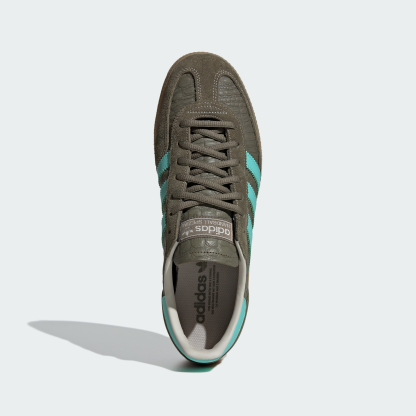 adidas HANDBALL SPEZIAL SHOES - Olive Strata / Acid Mint / Gum - View 3