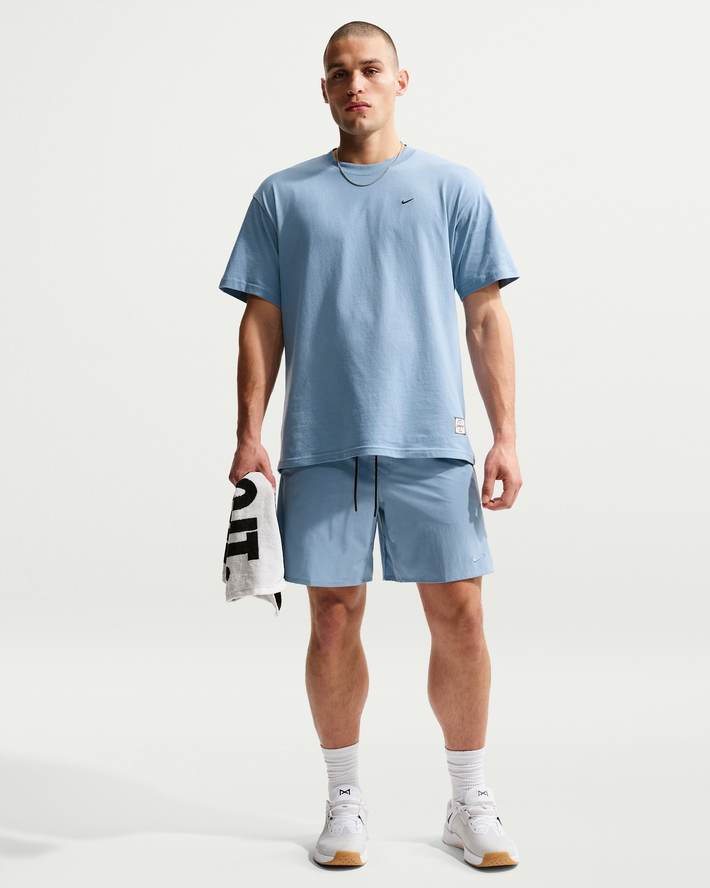 Nike Unlimited Men's Dri-FIT 18cm (approx.) Unlined Versatile Shorts - Work Blue/Black/Work Blue - View 1