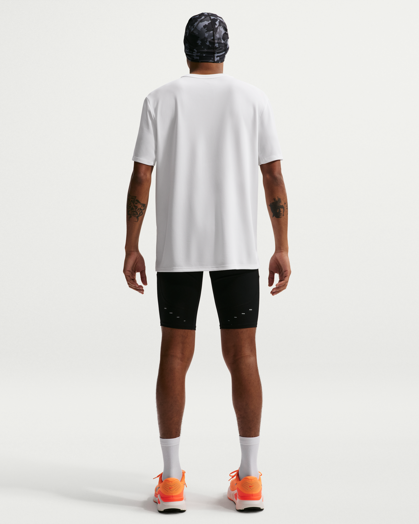 Nike Miler Men's Dri-FIT Short-Sleeve Running Top - White/White - View 5