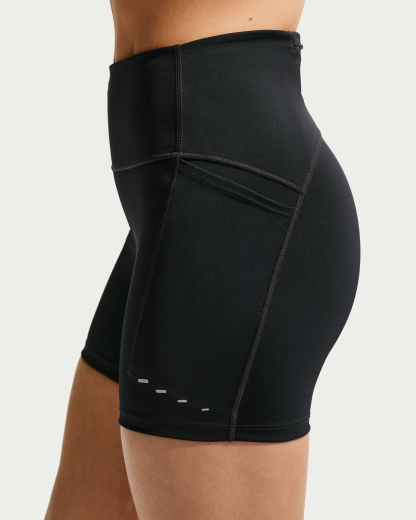 Nike Swift Women's High-Waisted 10cm (approx.) Tight Running Shorts with Pockets - Black - View 6