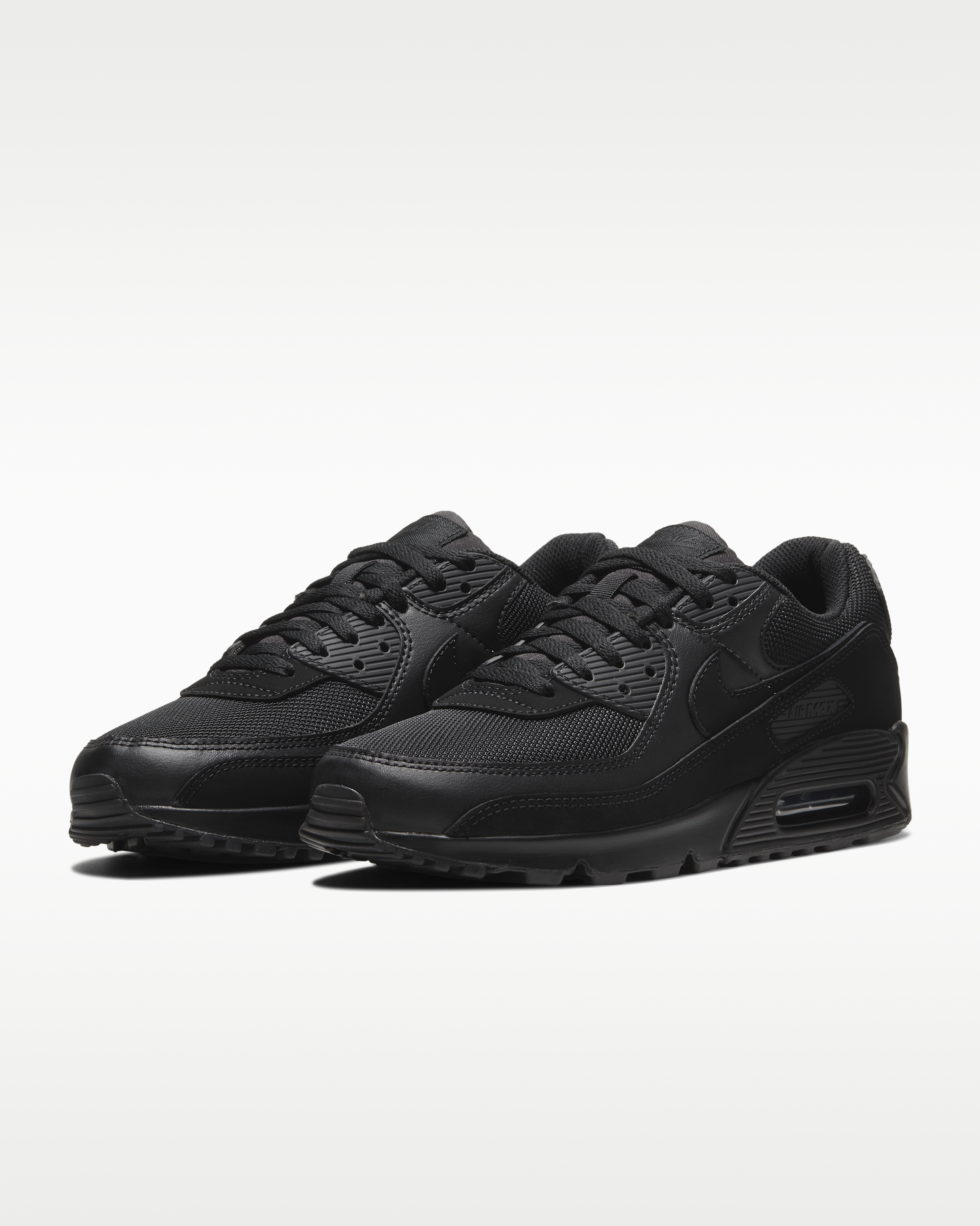 Nike Air Max 90 Men's Shoe - Black/Black/Black/Black - View 5
