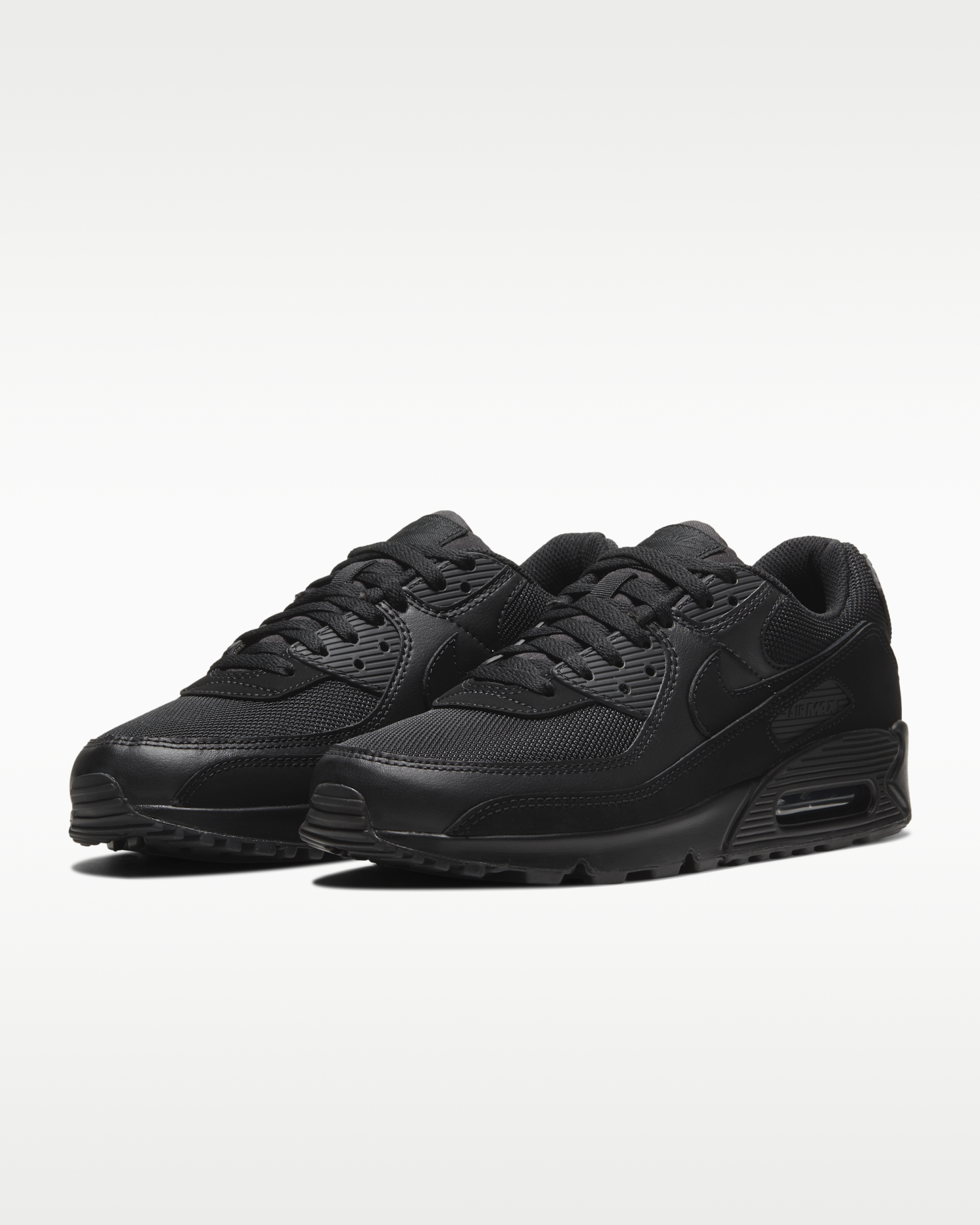 Nike Air Max 90 Men's Shoe - Black/Black/Black/Black - View 5