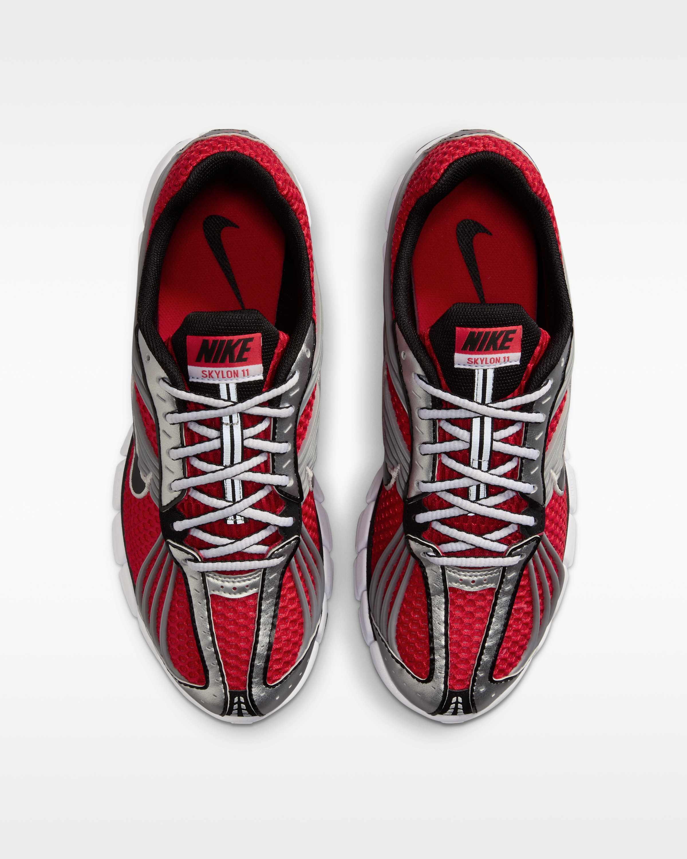 Nike Zoom Skylon 11 Women's Shoes - University Red/Metallic Silver/White/Black - View 4