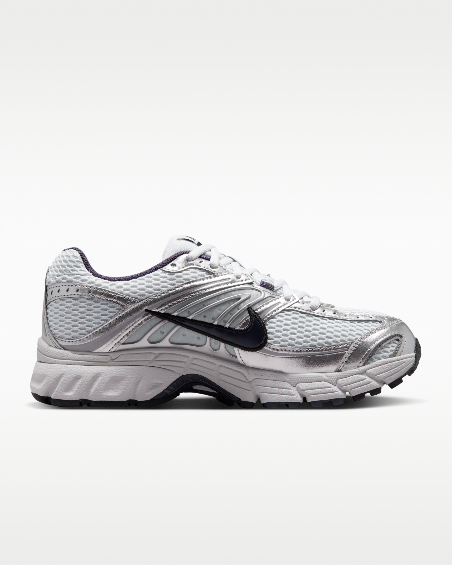 Nike Air Max Moto 2K Women's Shoes with Reflective Design Accents - Pure Platinum/Metallic Silver/Black/Gridiron - View 3