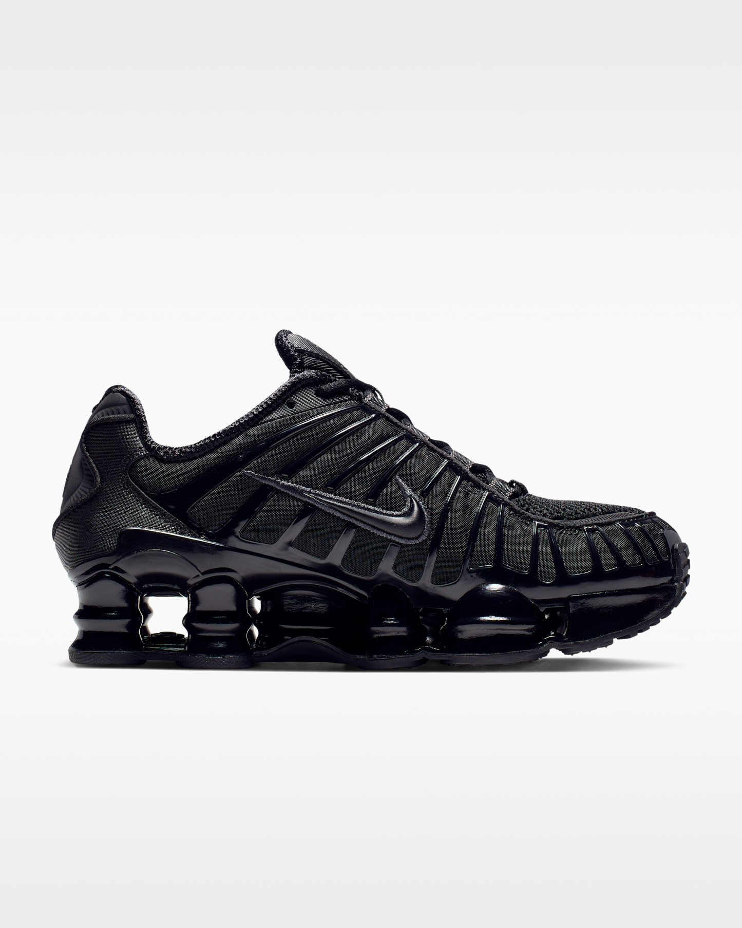 Nike Shox TL Women's Shoes - Black/Metallic Hematite/Max Orange/Black - View 3