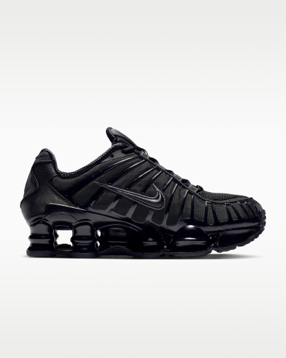 Nike Shox TL Women's Shoes - Black/Metallic Hematite/Max Orange/Black - View 3