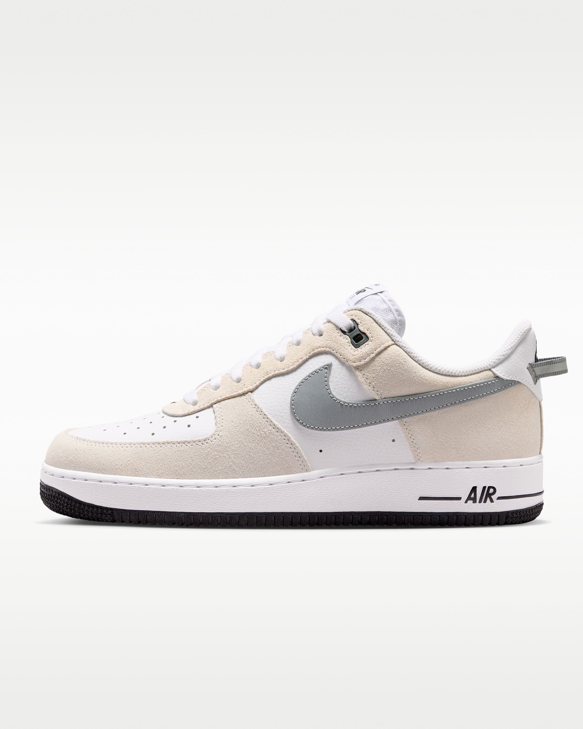 Nike Air Force 1 '07 LV8 Men's Shoes - White/Black/Cool Grey/Metallic Cool Grey - View 1