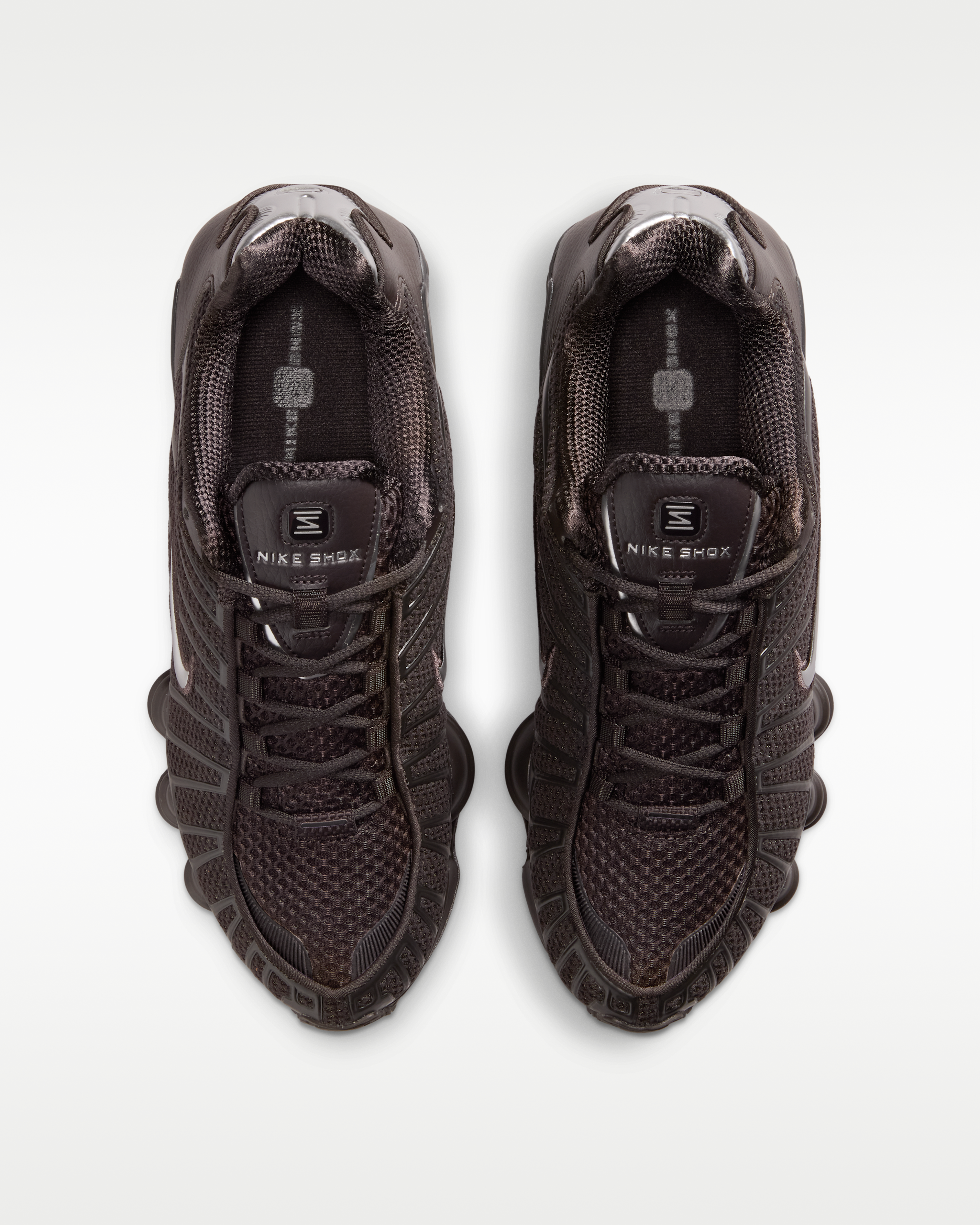 Nike Shox TL Women's Shoes - Velvet Brown/Metallic Silver - View 4