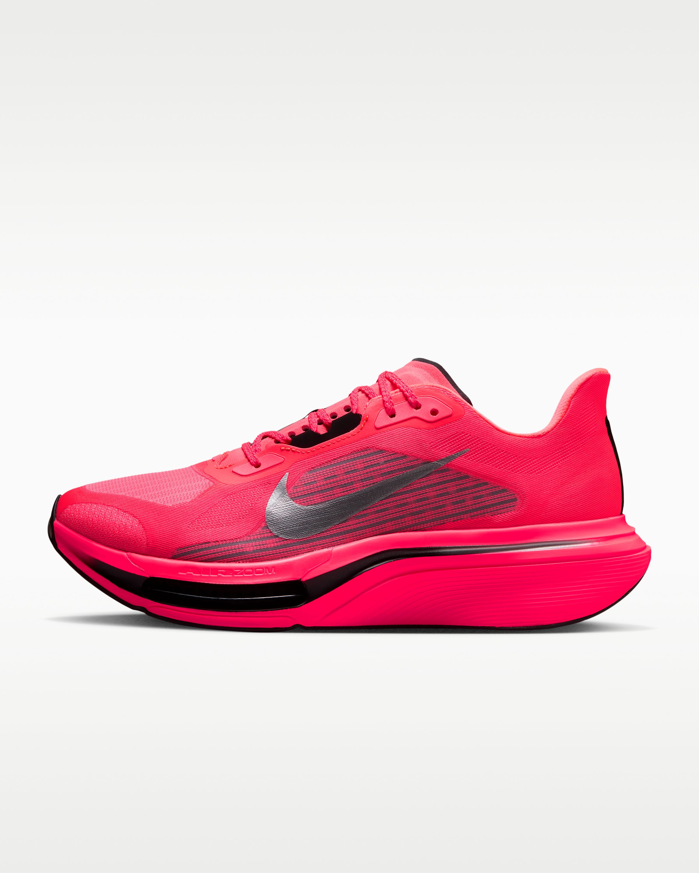 Nike Pegasus Plus 2 Men's Road-Running Shoes - Flash Crimson/Black/Light Smoke Grey/Metallic Silver - View 1