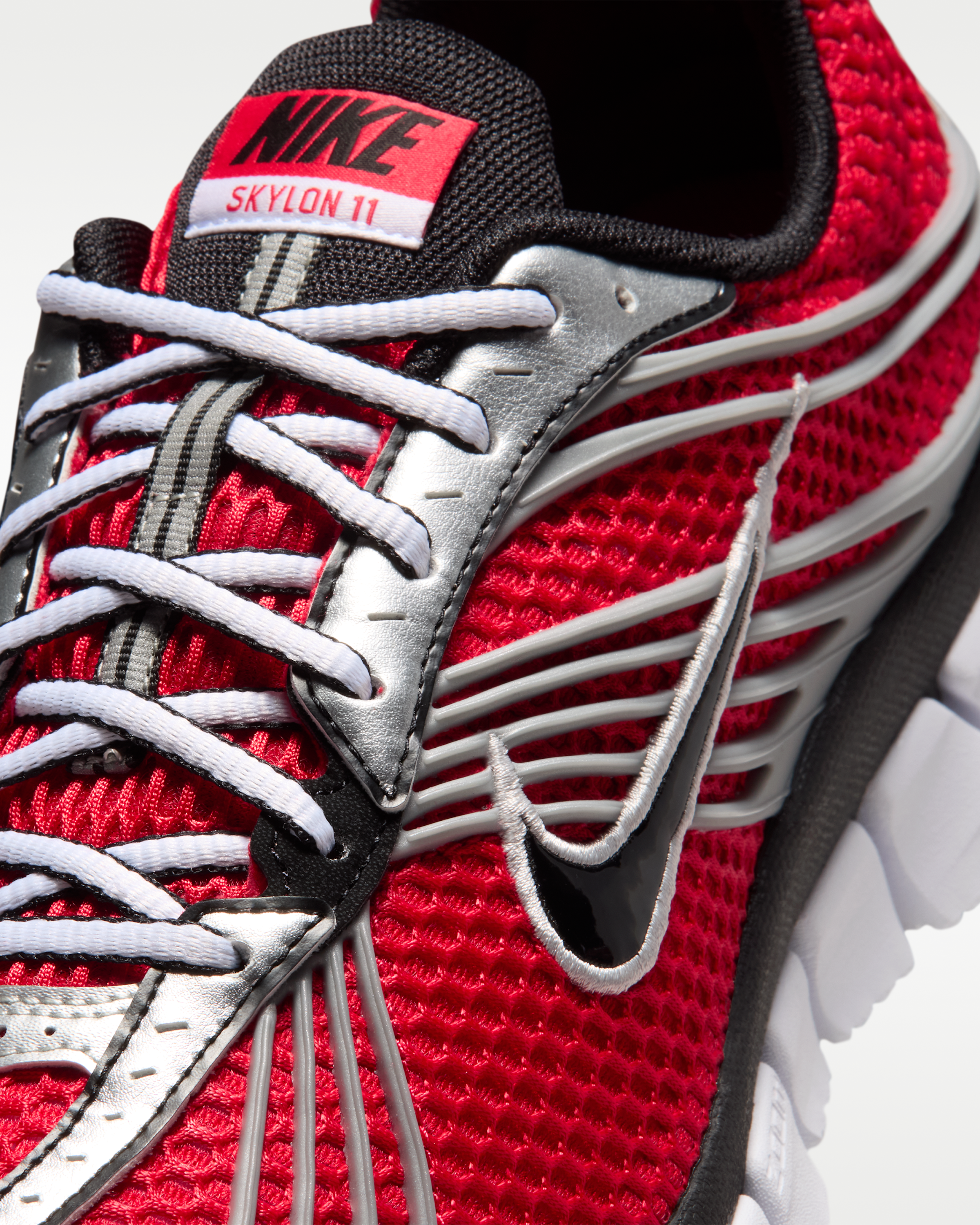 Nike Zoom Skylon 11 Men's Shoes - University Red/Metallic Silver/White/Black - View 7