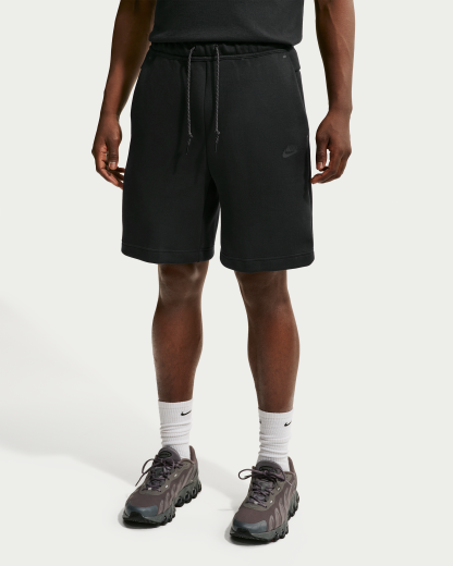 Nike Tech Men's Fleece Shorts - Black/Black - View 2