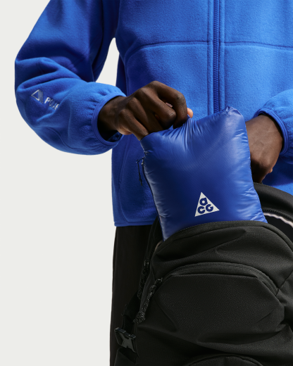 ACG Lava Flow Ultralight Men's Therma-FIT ADV Down Jacket - Old Royal/Gridiron/Game Royal/Summit White - View 7