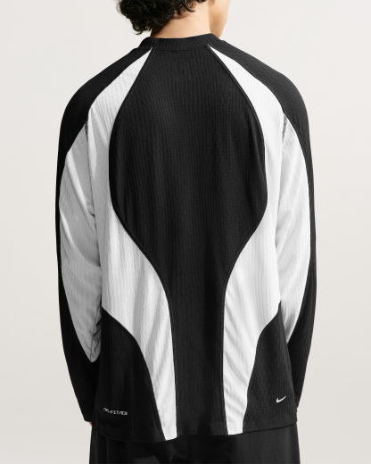 Nike Tech Men's Dri-FIT ADV Jersey - Black/Off-White/Off-White - View 2
