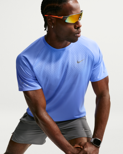 Nike Stride Men's Dri-FIT ADV Short-Sleeve Running Top - Royal Pulse - View 3