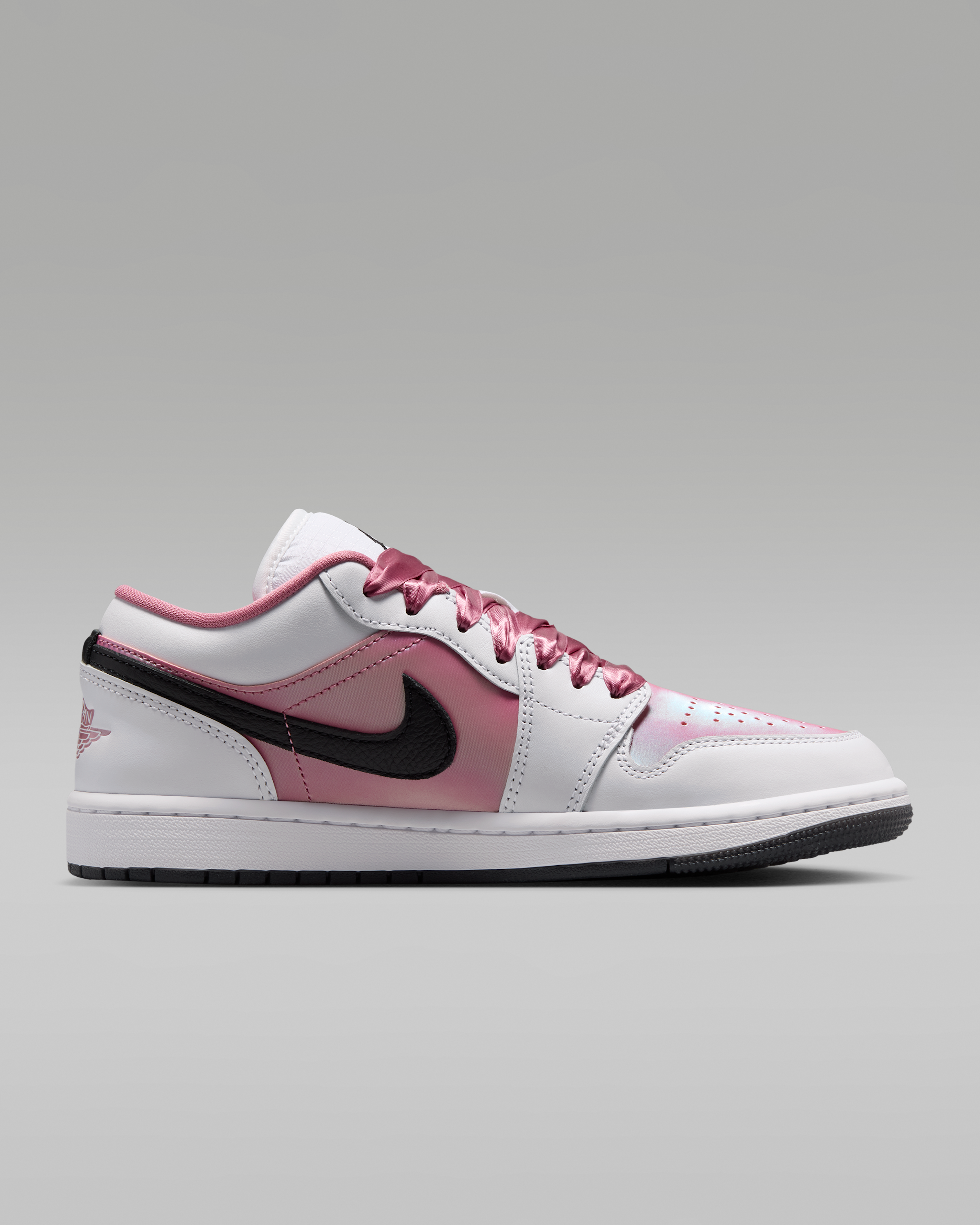 Air Jordan 1 Low SE Women's Shoes - White/Black/Desert Berry - View 3