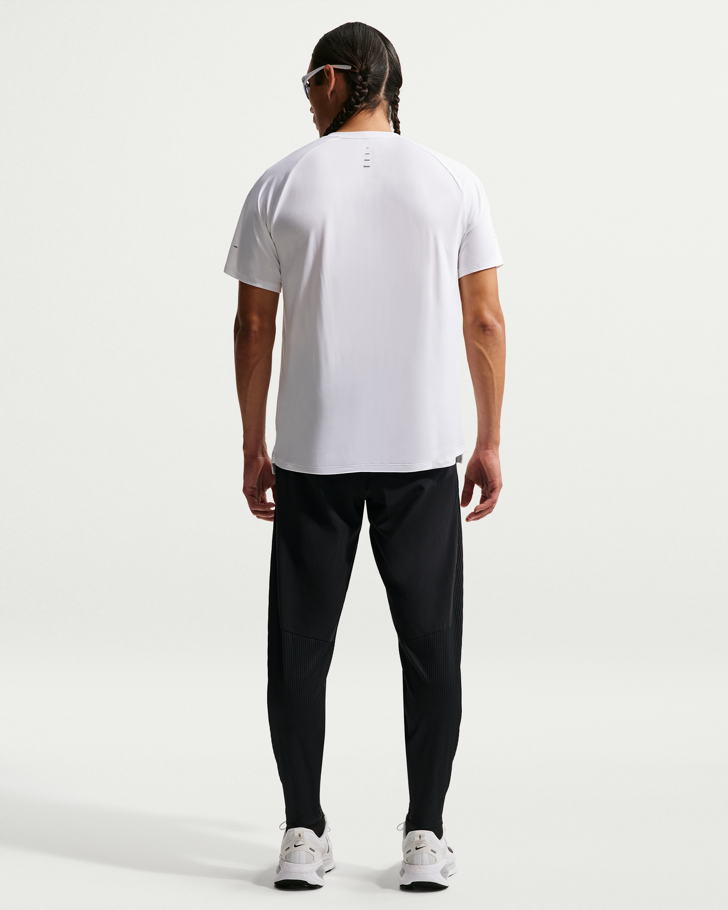 Nike AeroSwift Men's Dri-FIT ADV Running Trousers - Black/Summit White - View 5