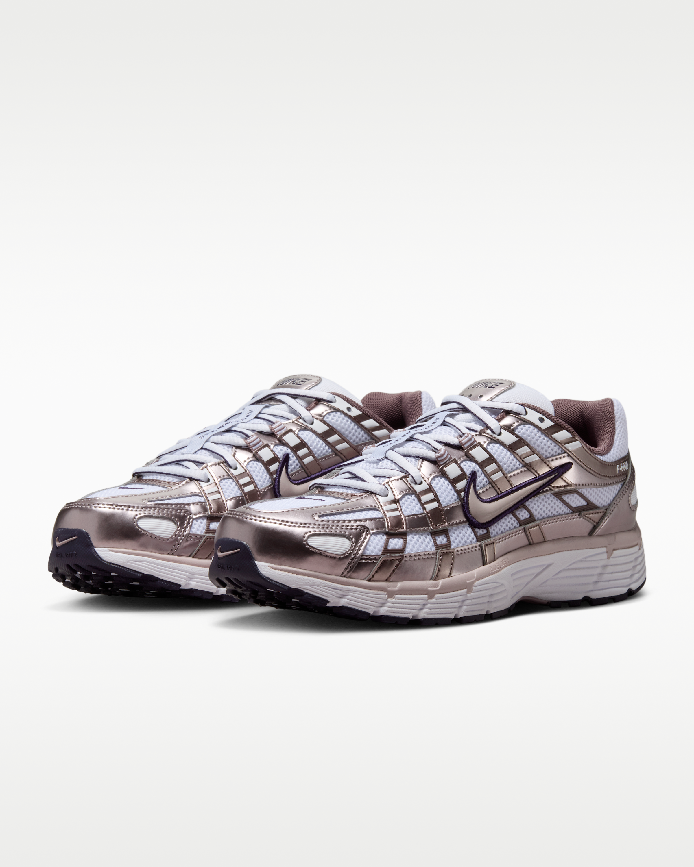 Nike P-6000 Women's Shoes - White/Light Violet Ore/Tattoo/Purple Dynasty - View 5