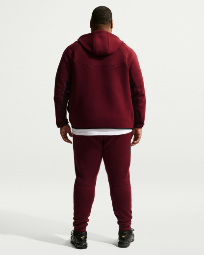 Nike Tech Men's Fleece Windrunner Full-Zip Jacket - Dark Team Red/Burgundy Crush/Black - View 10