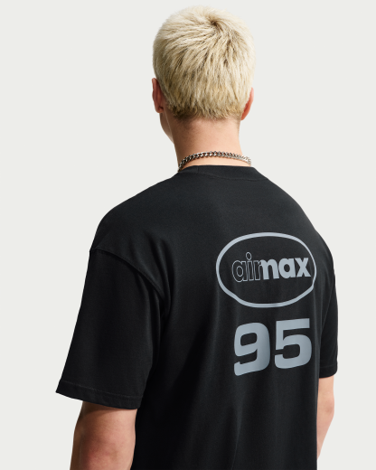 Nike Sportswear Men's T-Shirt - Black/Cool Grey - View 2