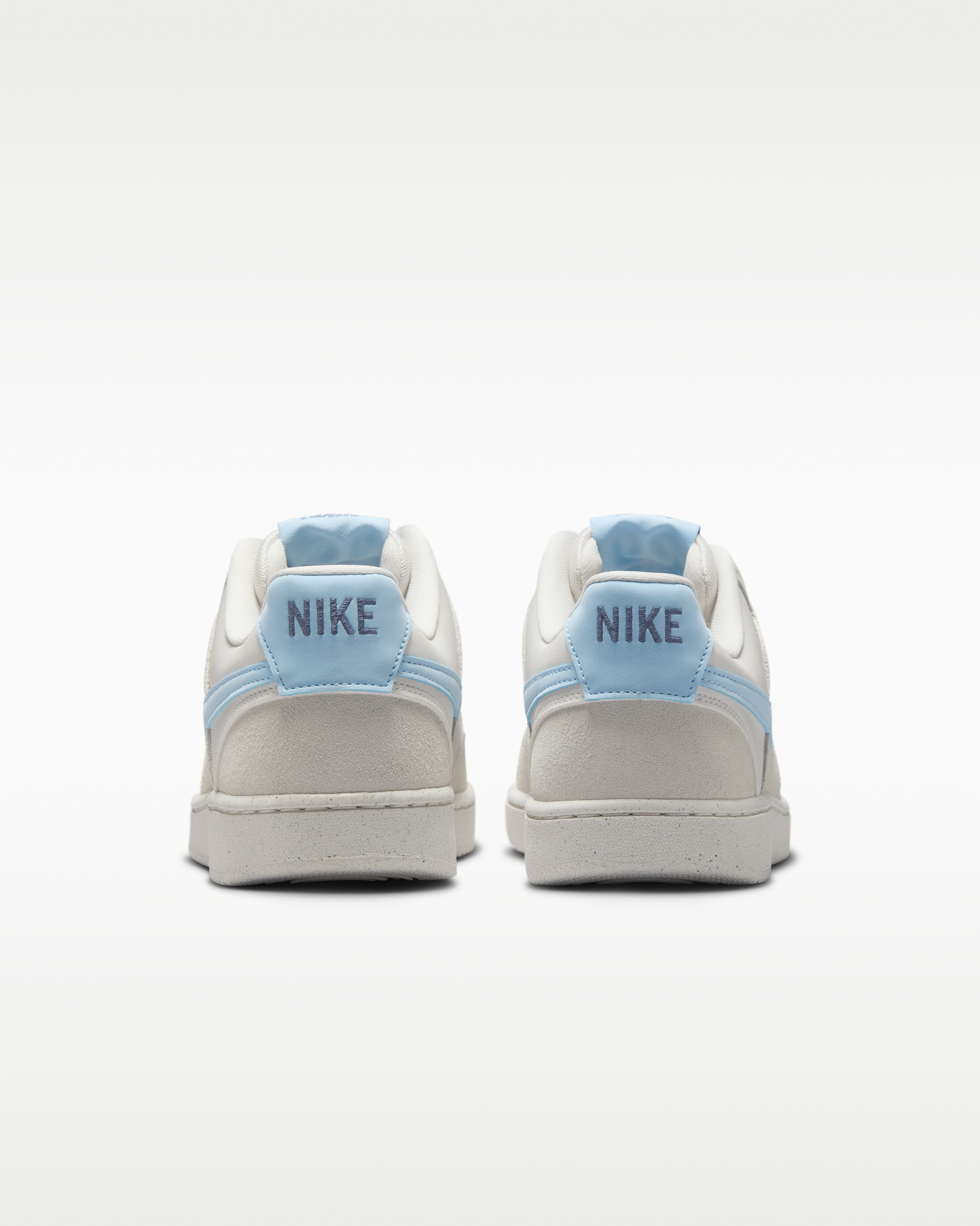 Nike Court Vision Low Women's Shoes - Phantom/Light Bone/Diffused Blue/Psychic Blue - View 6