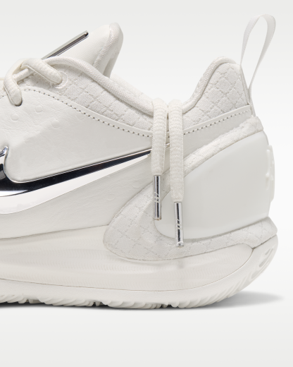 Sabrina 4 'White Label LX' Basketball Shoes - Sail/Sail/Metallic Silver - View 11