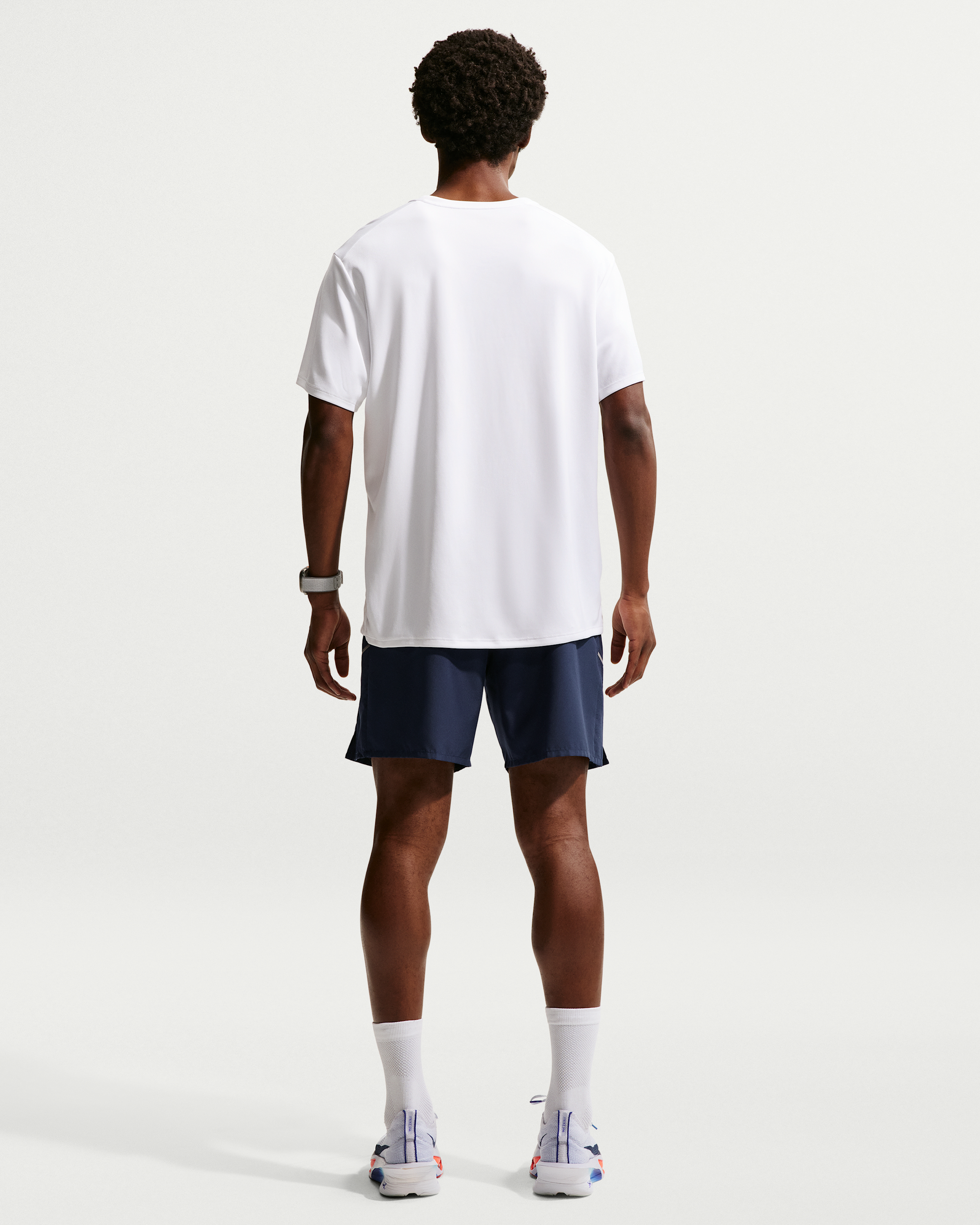 Nike Miler Men's Dri-FIT 18cm (approx.) Brief-Lined Running Shorts - Midnight Navy/Midnight Navy - View 5