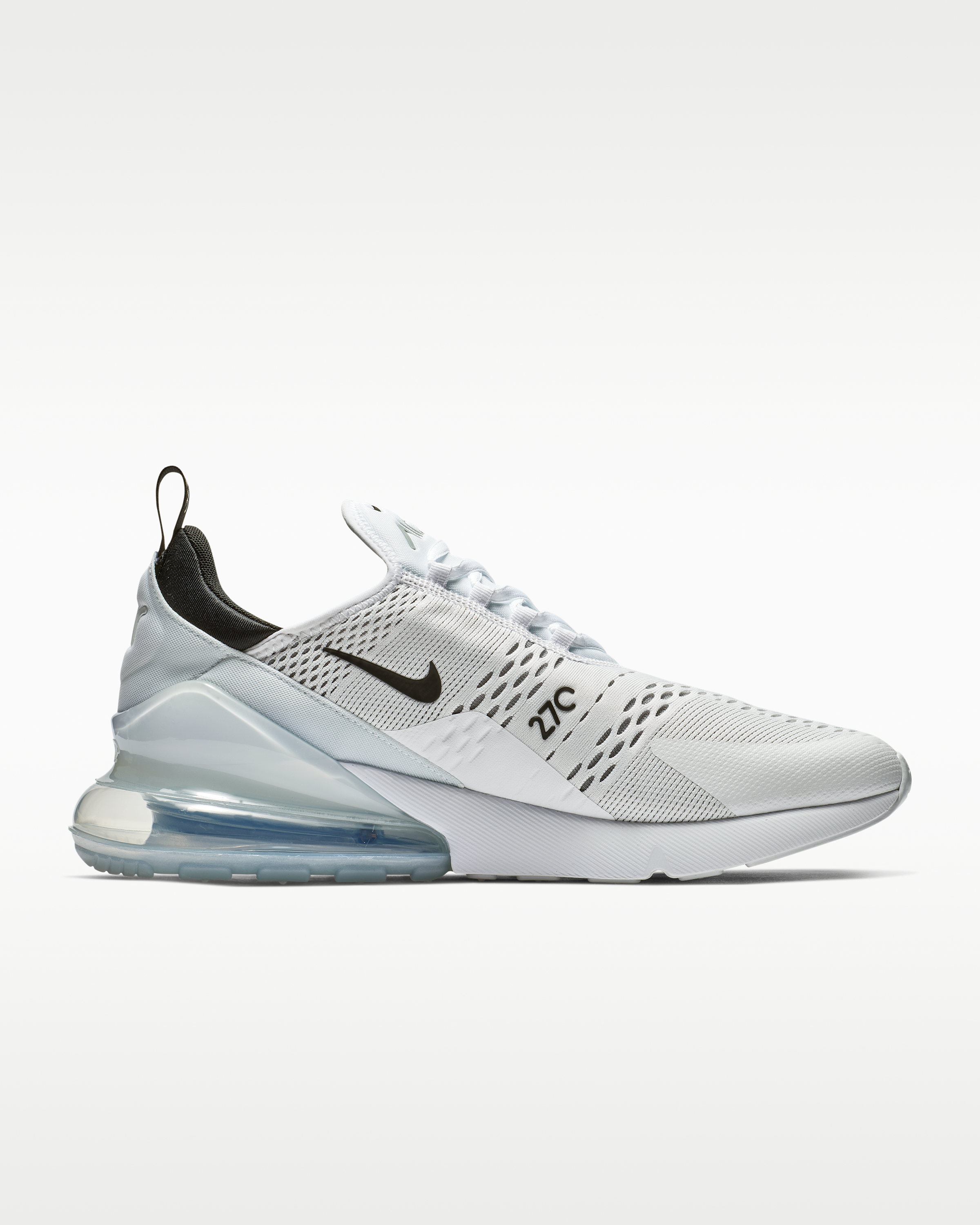 Nike Air Max 270 Men's Shoes - White/White/Black - View 2