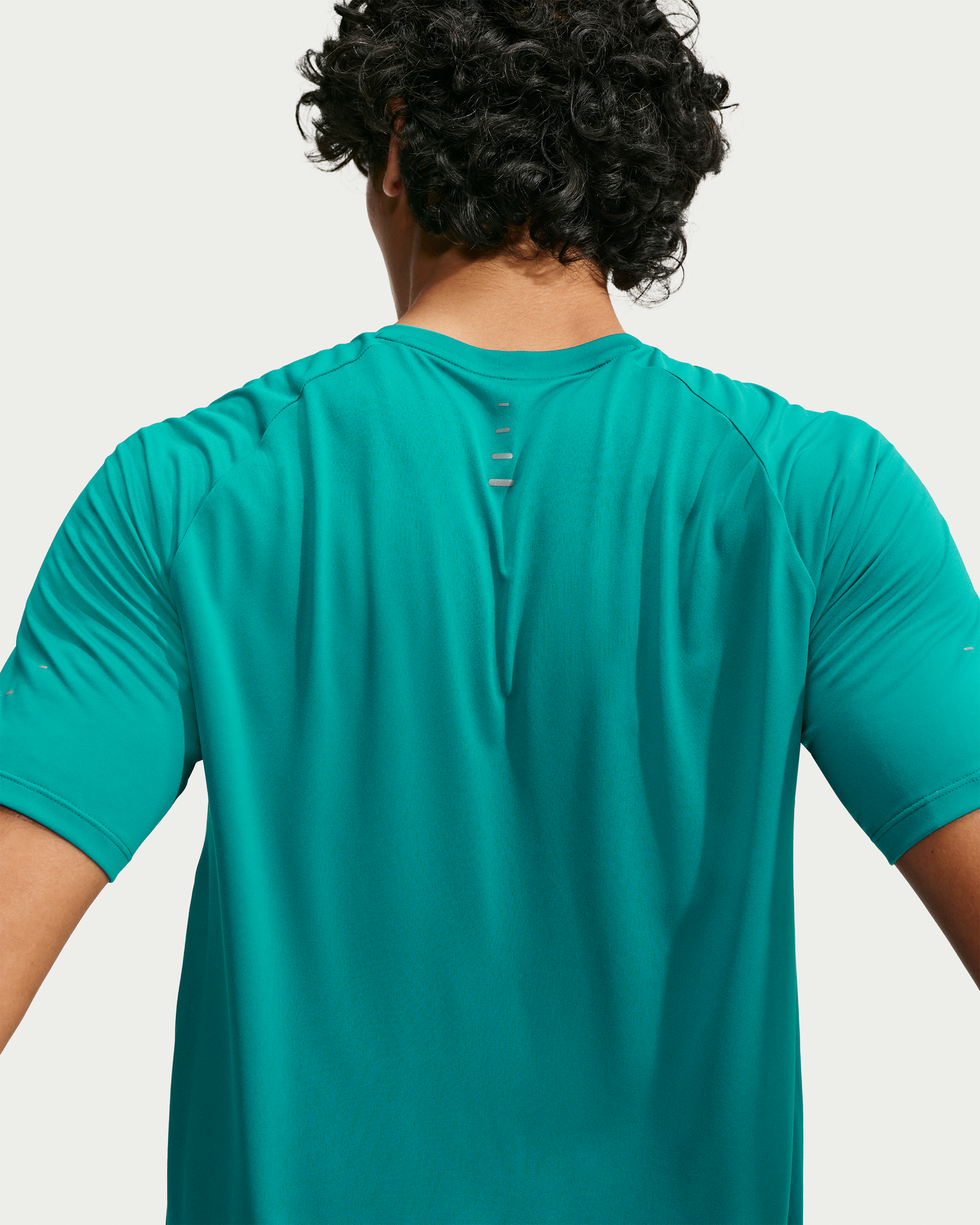 Nike Stride Men's Dri-FIT ADV Short-Sleeve Running Top - Bright Spruce - View 2