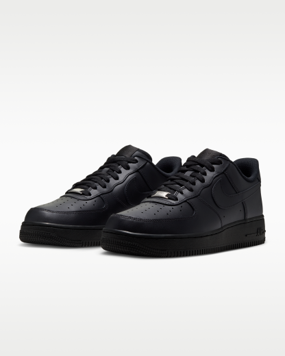 Nike Air Force 1 '07 Men's Shoes - Black/Black - View 5