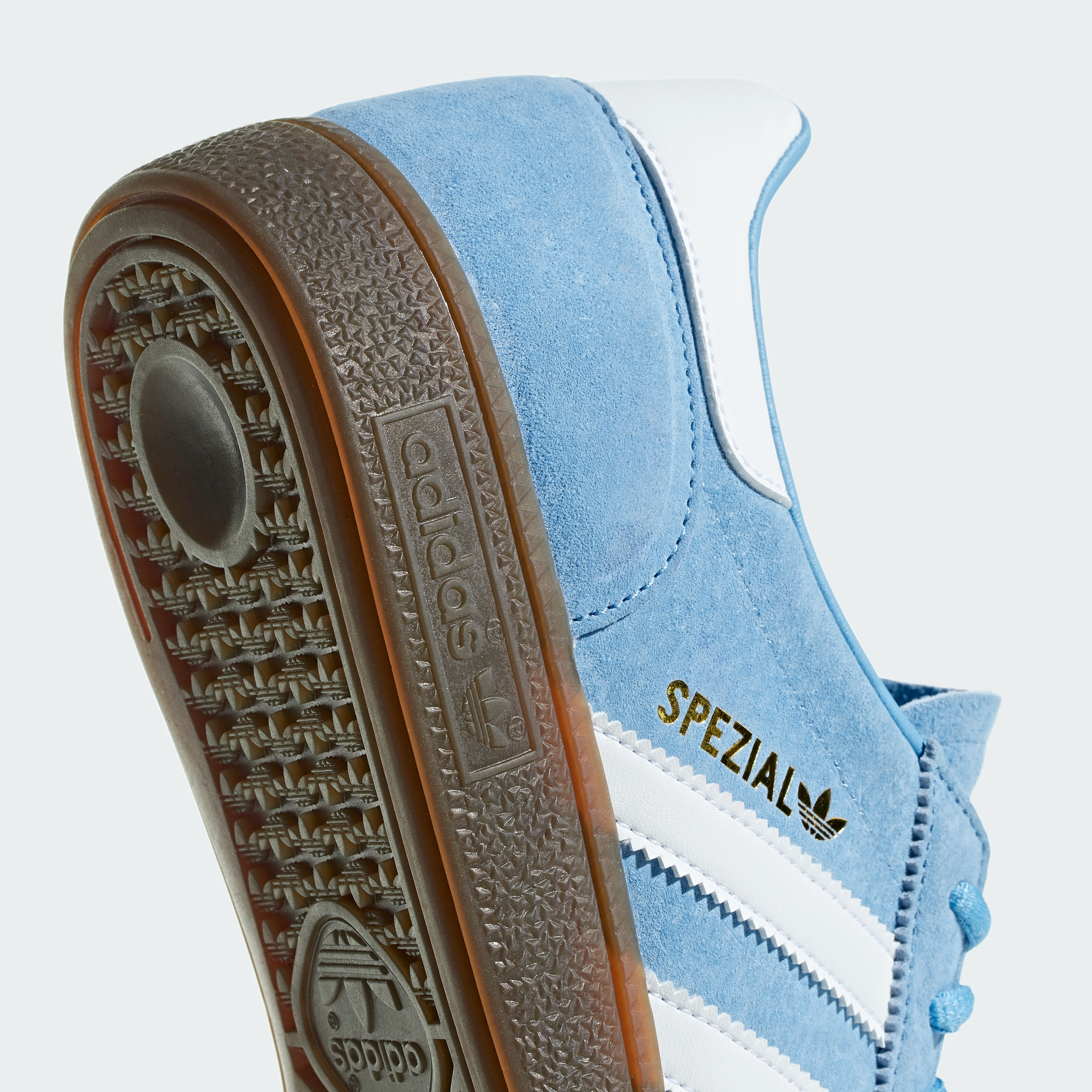 adidas Handball Spezial Shoes - Light Blue / Cloud White / Gum5 - View 10