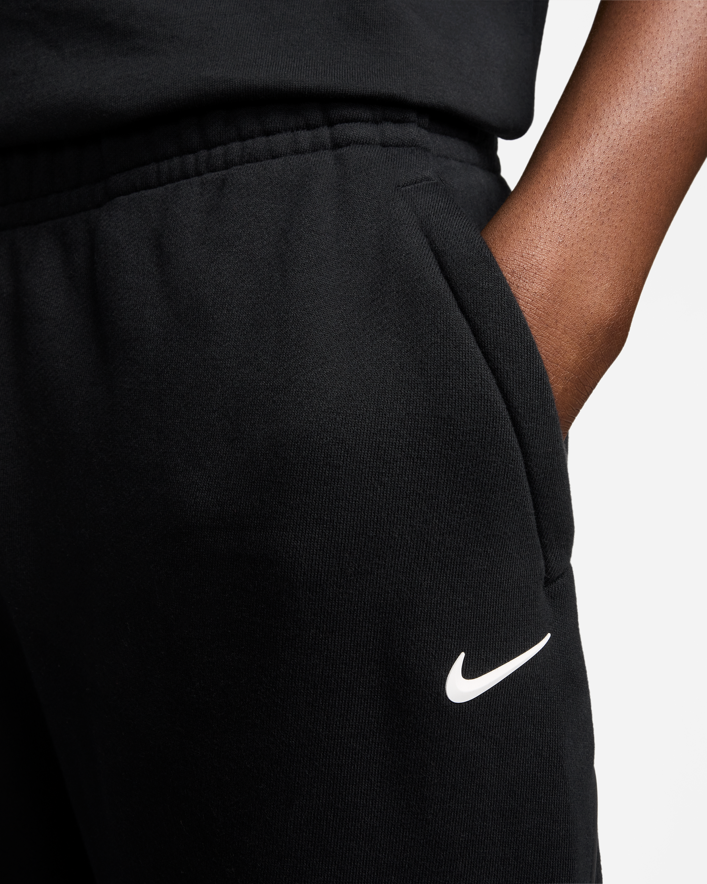 NOCTA NOCTA Fleece CS Open-Hem Tracksuit Bottoms - Black/Black/White - View 5