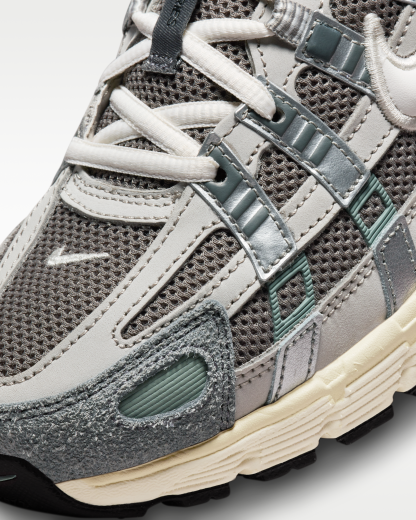 Nike P-6000 Shoes - Flat Pewter/Light Iron Ore/Metallic Silver/White - View 7