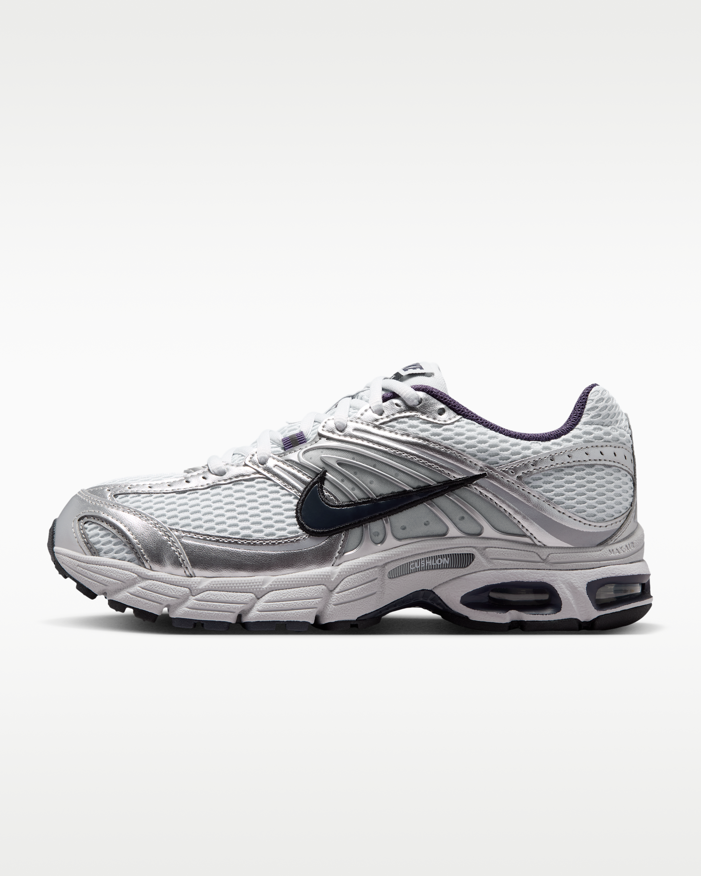 Nike Air Max Moto 2K Women's Shoes with Reflective Design Accents - Pure Platinum/Metallic Silver/Black/Gridiron - View 1