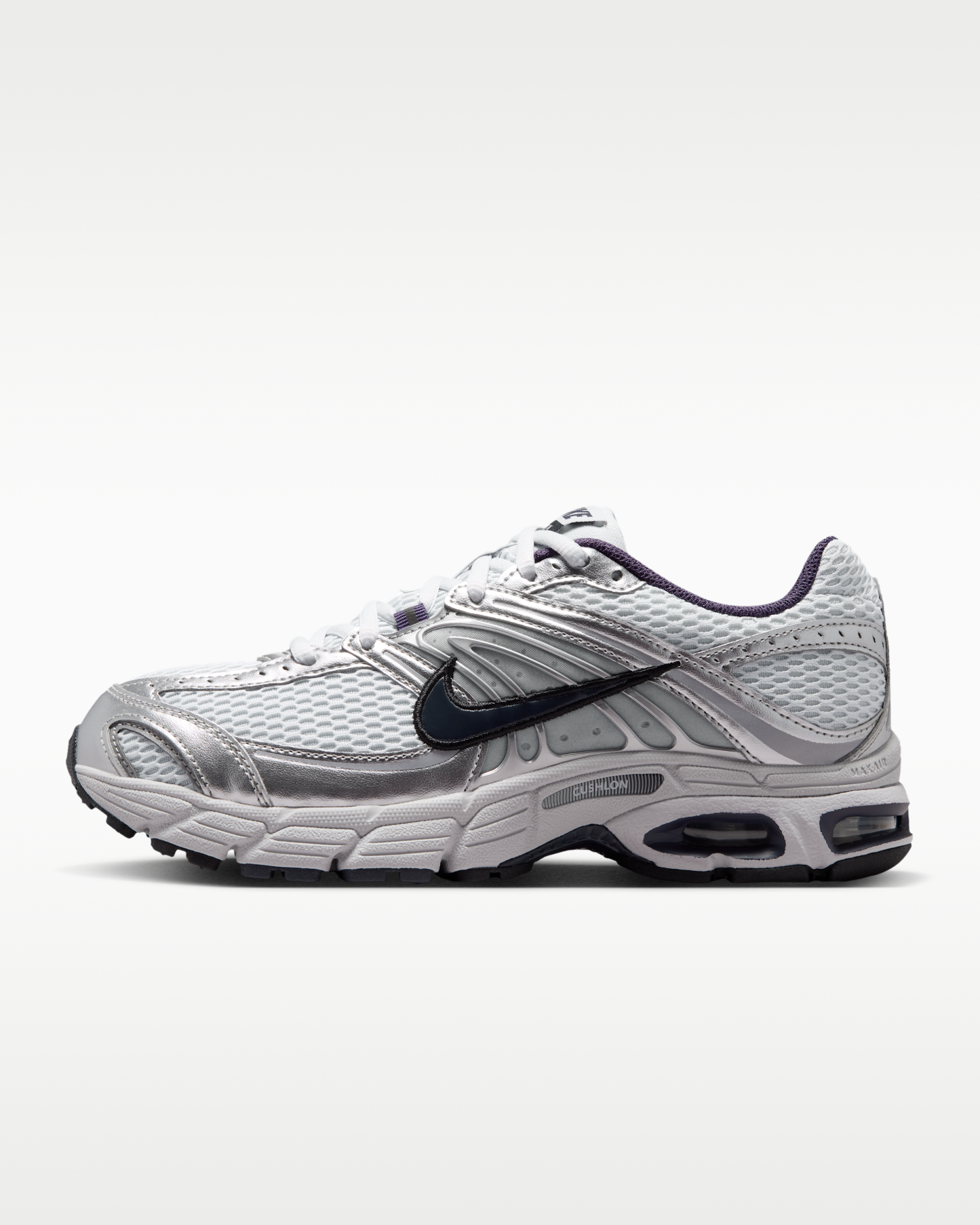 Nike Air Max Moto 2K Women's Shoes with Reflective Design Accents - Pure Platinum/Metallic Silver/Black/Gridiron - View 1